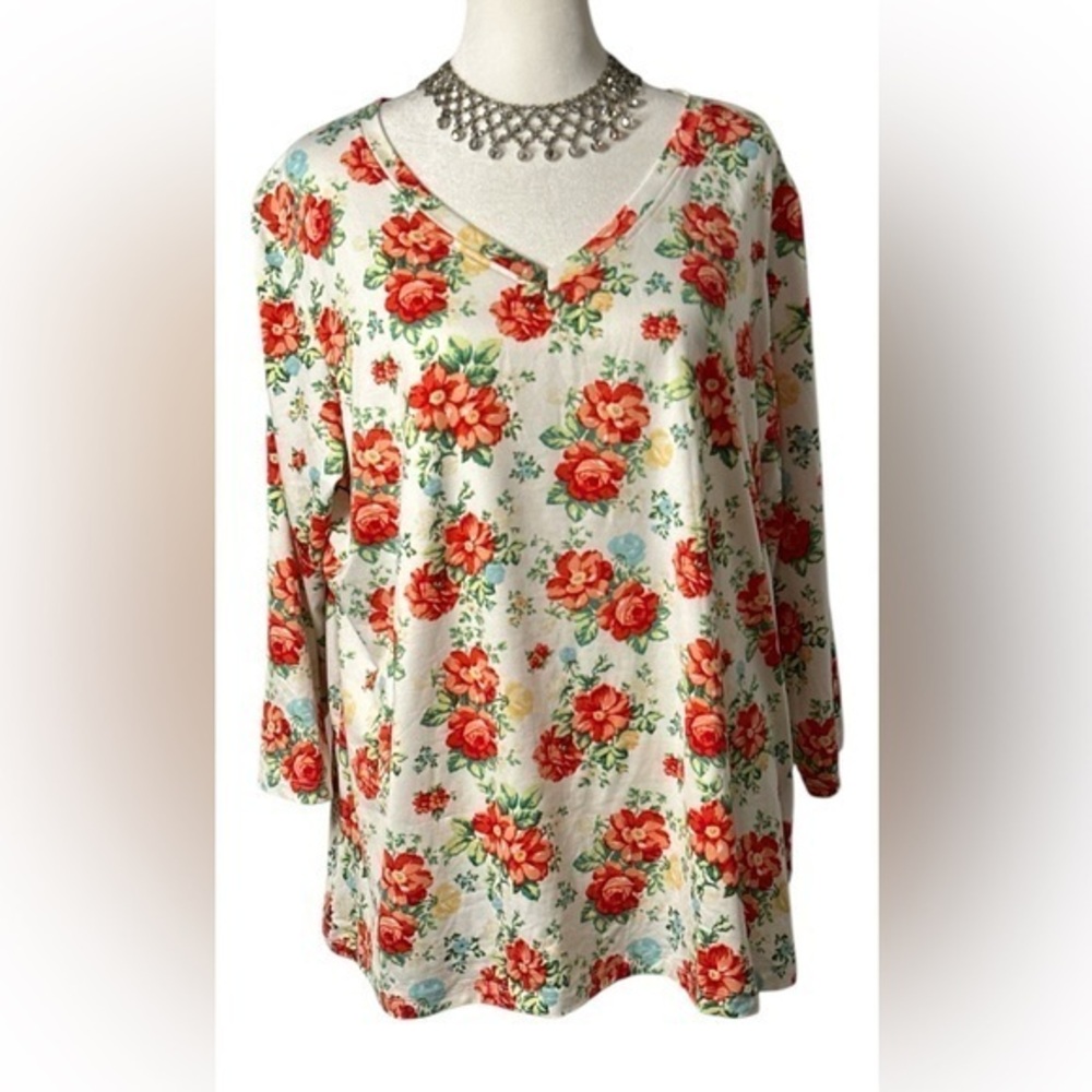 The Pioneer Woman  Sz XL Floral Print Top.